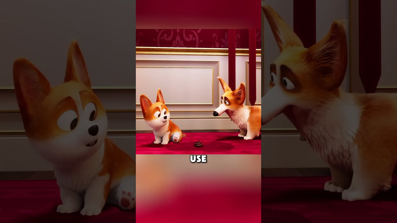 This is the queen's favorite little dog. #shorts #cartoon