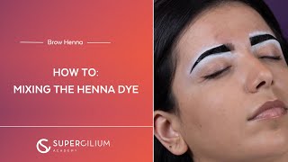 Create the perfect Henna Mixture! | Brow Henna Course