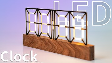 How to build a transparent LED clock
