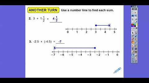 Adding Rational Numbers - Lesson 3.2