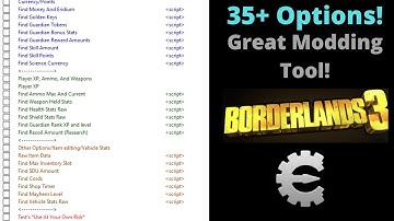 Borderlands 3 trainer V1.1