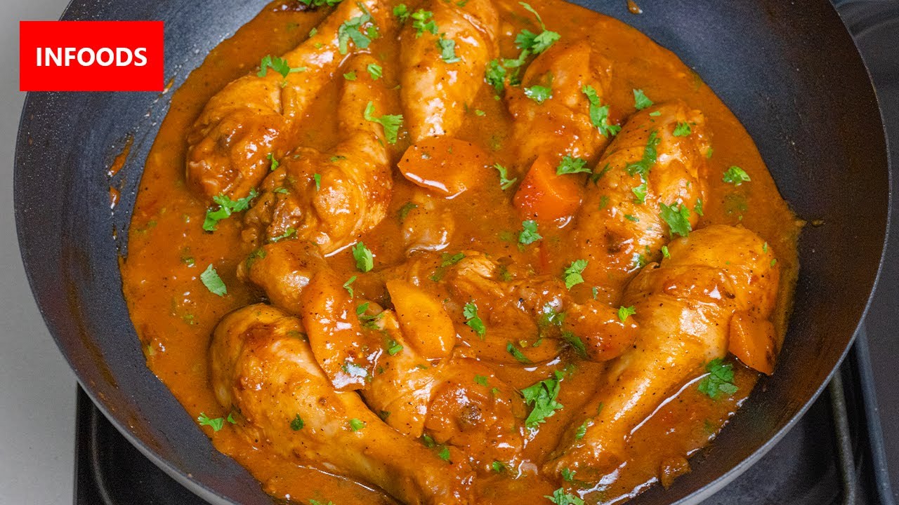 Black Pepper Chicken Recipe | How to Cook Spicy Chicken Stew | Infoods ...