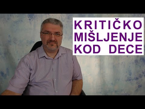 Video: Kako Razviti Logičko Razmišljanje Kod Djece