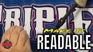 Making Truck Lettering Readable Again
