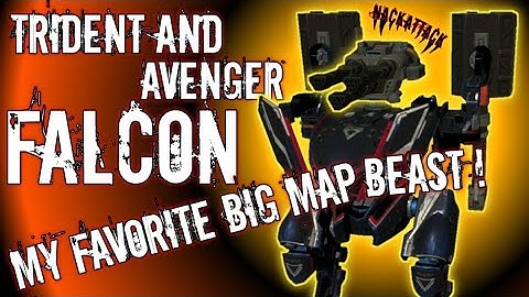 Falcon Avenger Trident | Epic long range carnage | War Robots Gameplay