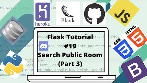 Flask Tutorial #19: Discord Clone - Search for Public Room (PART 4)