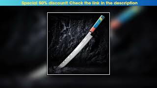 Editors Choice Sashimi Knife Random Handle Handmade Forged Damascus Steel Blade Kiritsuke Sakimaru