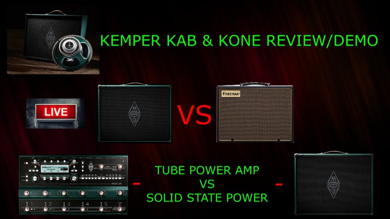 Kemper Kab & Kone Review, Kemper Kab VS Friedman ASC 10, Tube Power VS