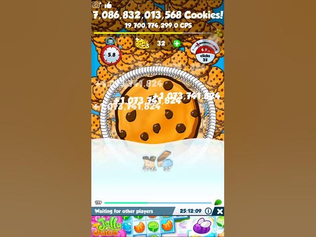 Cookie Clickers 2 Level 29 completed 