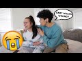 SCREAMING IN PAIN AND THEN "PASSING OUT" PRANK ON MY BOYFRIEND!! *CUTE REACTION*