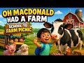 Old MacDonald Had A Farm School To Farm Picnic Adventure Fun Kids Song 