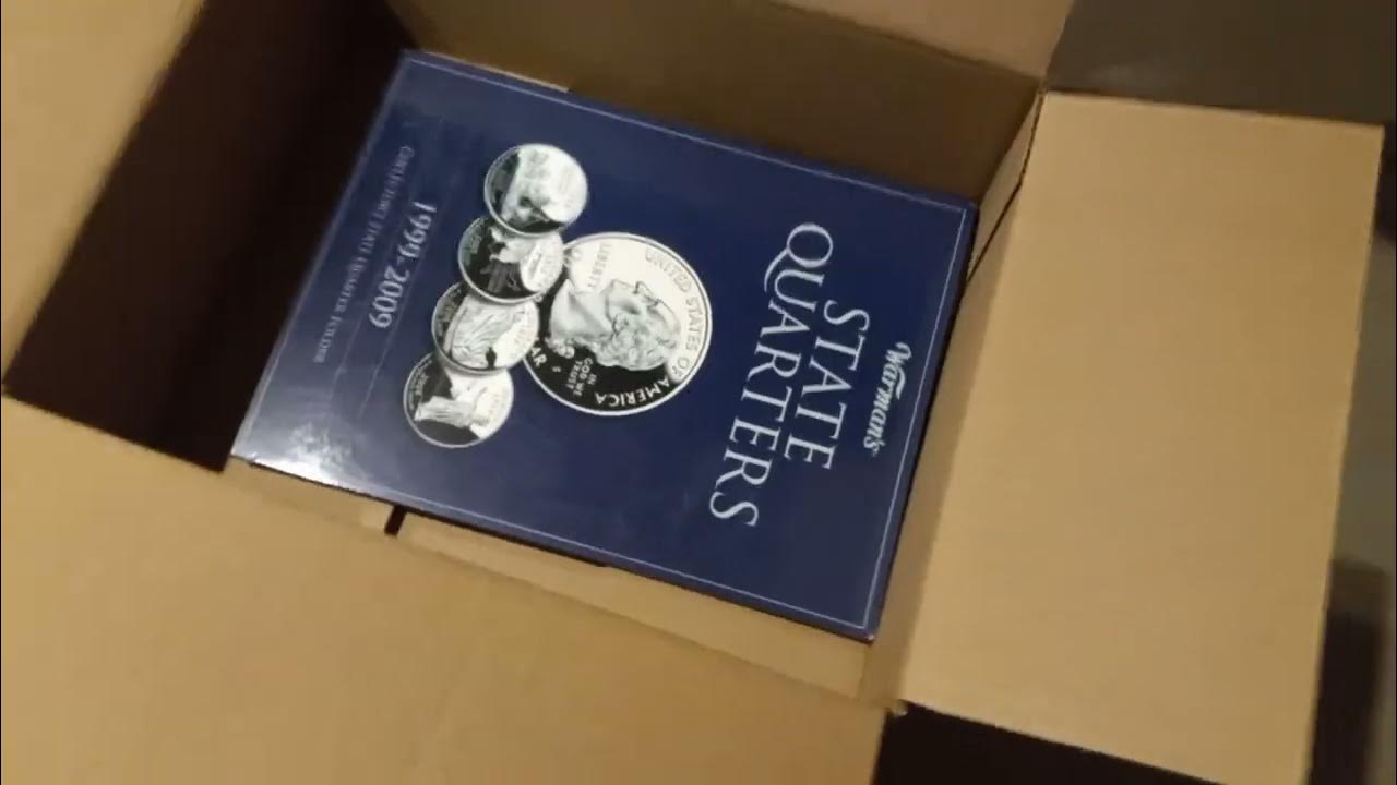 Unboxing a 50 state quarter book youtube