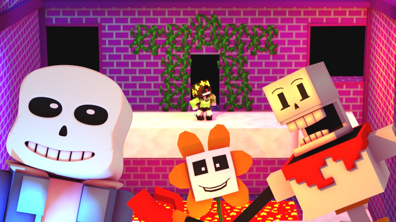 Dust Sans (H2V) vs. AU Undertale Gang  Minecraft (THIS IS THE BEST) 