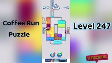 ☕ Coffee Run Puzzle Level 247 Walkthrough 🔍 | Coffee Run Level 247