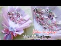 TUTORIAL BUKET UANG BENTUK KUPU-KUPU WRAPPING 2 CELOPHANE