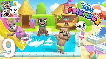 MY TALKING TOM FRIENDS 2 GAMEPLAY PART 9 - BECCA & BEN HOUSE (EARLY ACCESS)