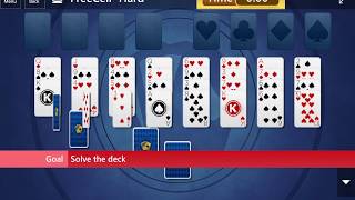Microsoft Solitaire Collection: FreeCell - Hard - August 11, 2019