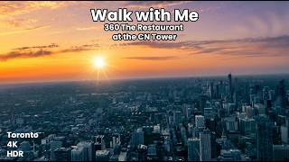 Walk with me to visit 360 The Restaurant at the CN Tower, Toronto, ON