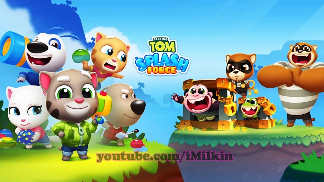 TALKING TOM SPLASH FORCE is here! NEW GAME Trailer Water Balloon battle