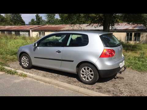 Фаркоп Volkswagen Golf V хетчбек 2003-2009 (Фольксваген Гольф 5) оцинкований на болтах, видео 1