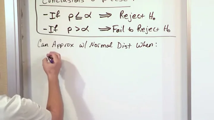 Lesson 10 - Hypothesis Testing For Population Proportions, Part 1