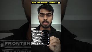 Best Free Website for Engineers! 🤯 | roadmap.sh #shorts #engineering #webdeveloper