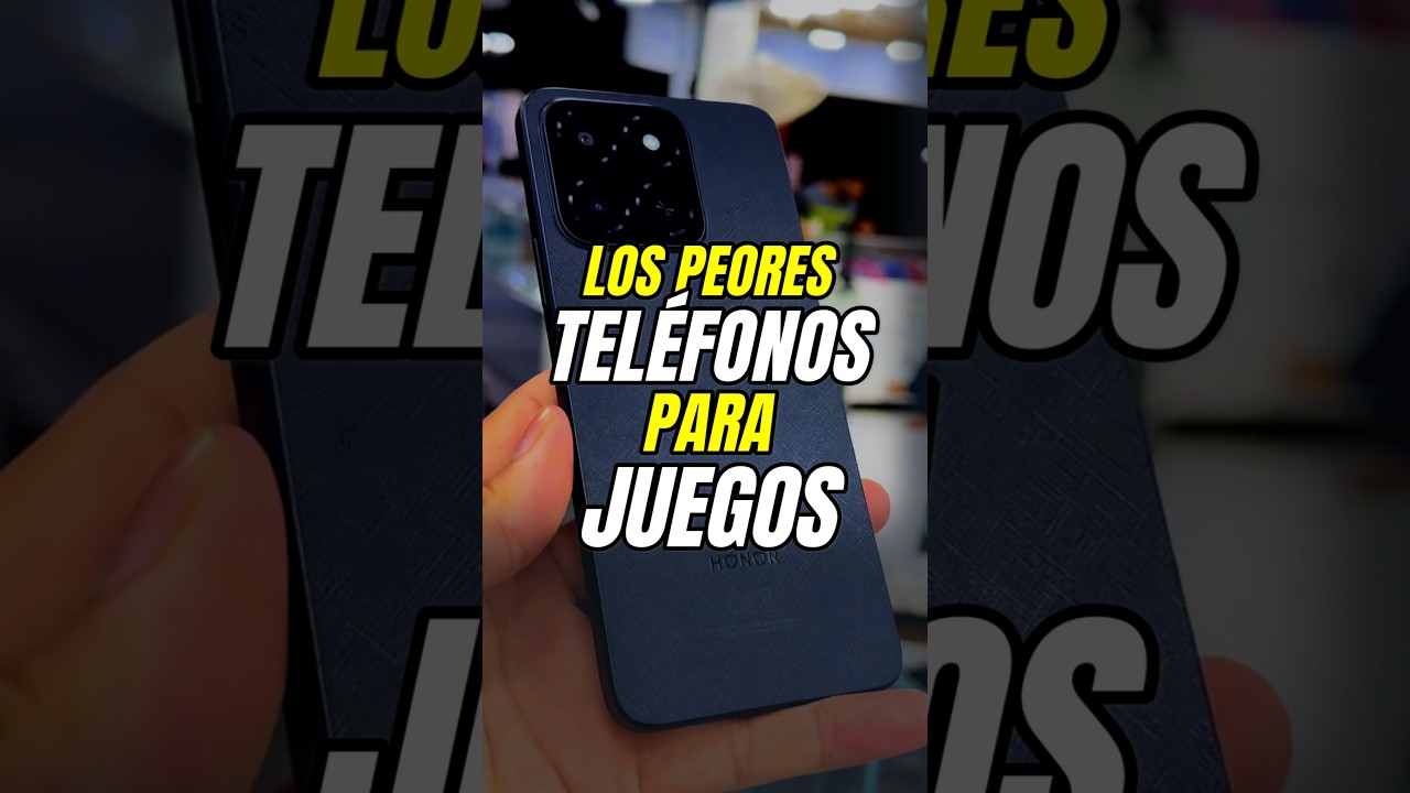 LOS PEORES TELEFONOS PARA JUEGOS EN 2026 #tecno #tech #xiaomi #samsung #celular