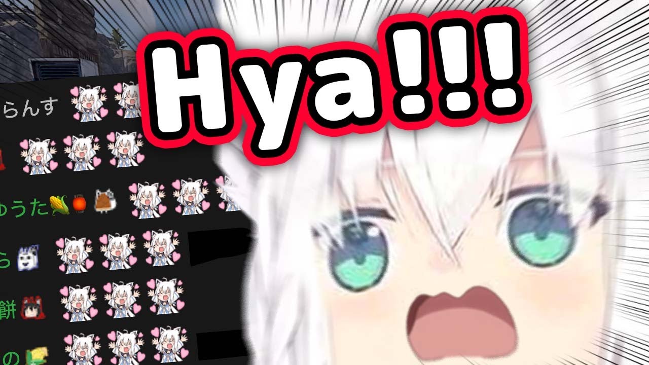 Fubuki's Sudden Cute Noise Makes Chat Go SPEED【Hololive】