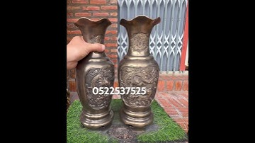 Cặp bình tứ linh #đồđồngnguyễnxưa