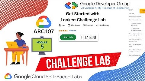 Get Started with Looker📘 Lab ID: ARC107🧩 Module: 5 (challenge lab)⏱️ 45 minutes Level: Introductory