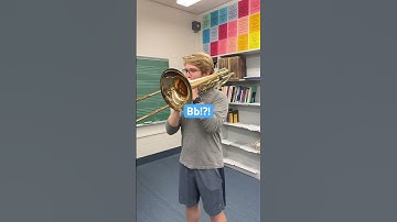 HIGH NOTE CHALLENGE!!! Who has the higher range?!? #trombone #basstrombone #music #shorts