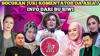 WAWW BOCORAN DAFTAR JURI DAN KOMENTATOR DI dangdut academy asia 7 | da asia 7 2024