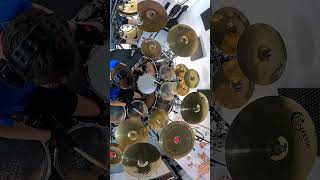 FIVE FINGER DEATH PUNCH | FAR FROM HOME 2025 | DRUM COVER | BOSPHORUS CYMBALS #shorts #04