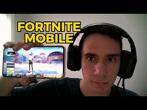 JOGUEI FORTNITE NO CELULAR (consegui ganhar?)