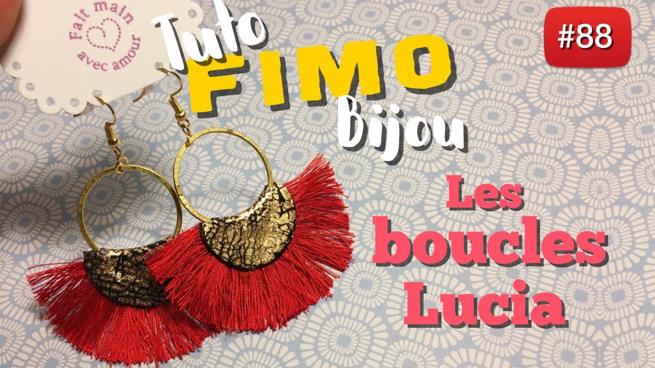 Du fil de coton et d’alu, de la polymère et le tour est joué ! Fabriquer de jolies boucles soi même