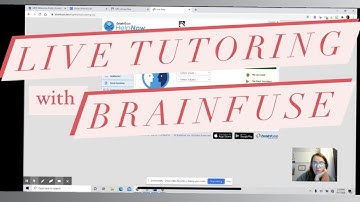 Brainfuse! Live tutoring!