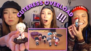 BTS - Tiny Tan Magic Door / TinyTAN MIC DROP Version 🎤💜 SISTERS REACTION