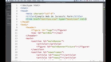 Creación de un layout avanzado con HTML 5 y CSS video 1
