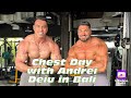 4 Weeks Out Chest Training with Andrei Deiu in Bali