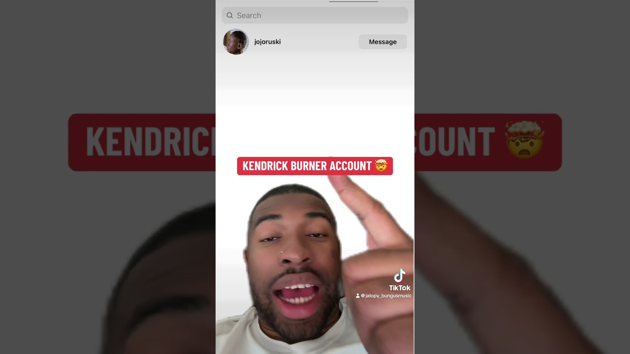 У КЕНДРИКА ЕСТЬ АККАУНТ! 