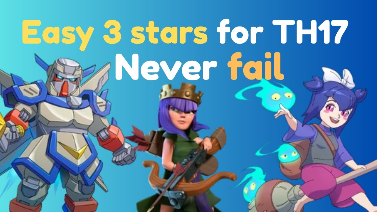 Broom Which and Mecha Attack for TH17 | Best Event Troops Army |