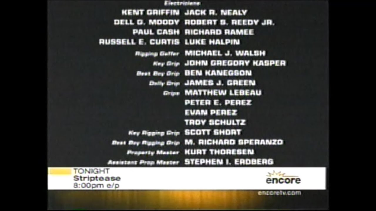 The Waterboy (1998) End Credits (Encore 2007)