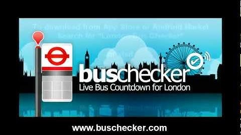 London Bus Checker - Live Bus Countdown app for London on iPhone or Android
