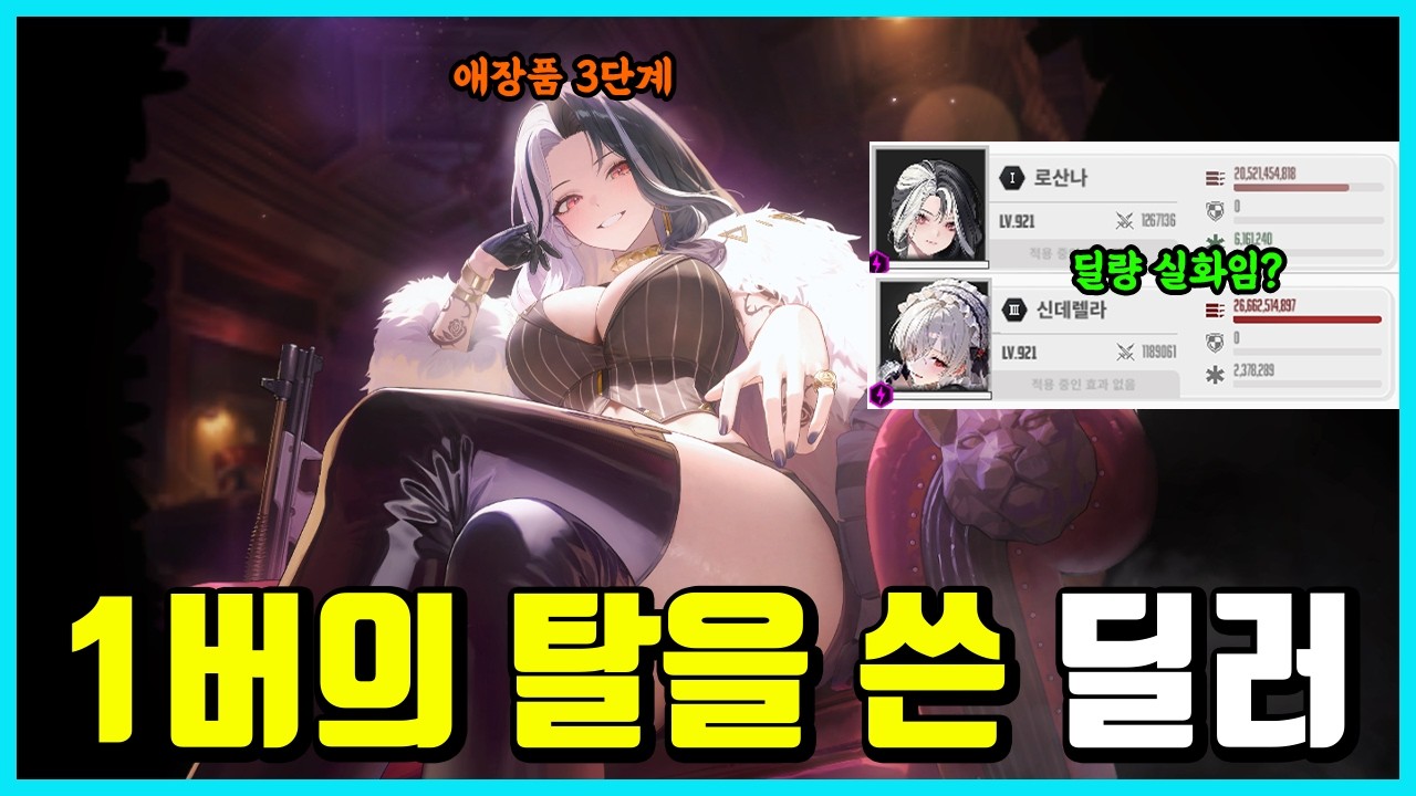 1버의 탈을 쓴 딜러-애장품 로산나 성능 후기