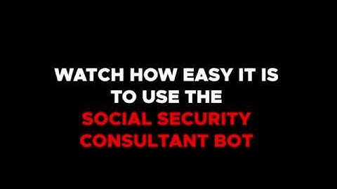 Engati Bot Marketplace - Social Security Services Chatbot Template