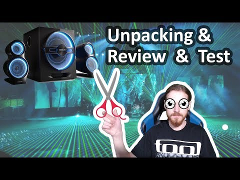 Microlab - T10 Gaming Speakers Unboxing \u0026 Review \u0026 Test