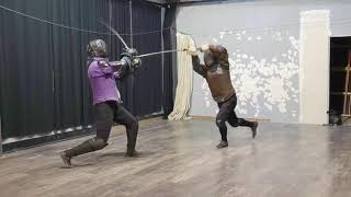 Longsword Technical Sparring - A. Chirlesan Vs B. Krustev