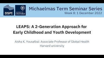 LEAPS: A 2-Generation Approach for Early Childhood and Youth Development