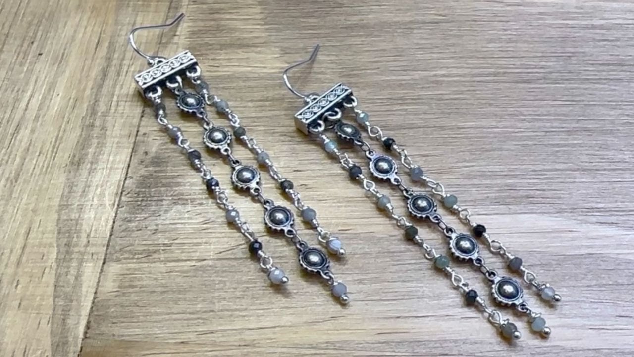 Using Jewelry Connectors To Make Easy Earrings - Happy Hour Projects