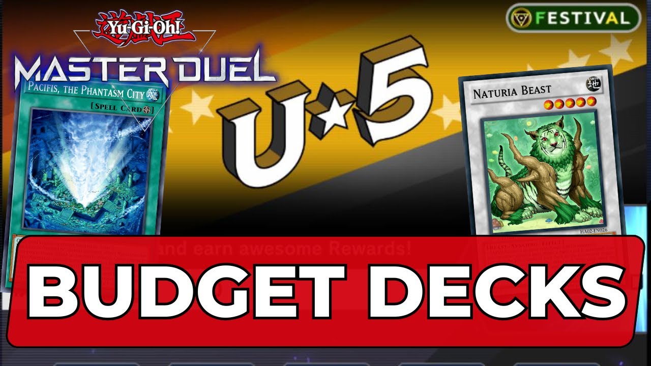 PLAY THIS! BEST BUDGET DECKS FOR THE NEW MASTER DUEL EVENT U5